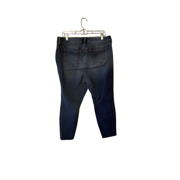 Torrid Premium Dark Wash Skinny Jeans Size 16R Womens Denim Stretch Mid-Rise - Picture 3 of 3